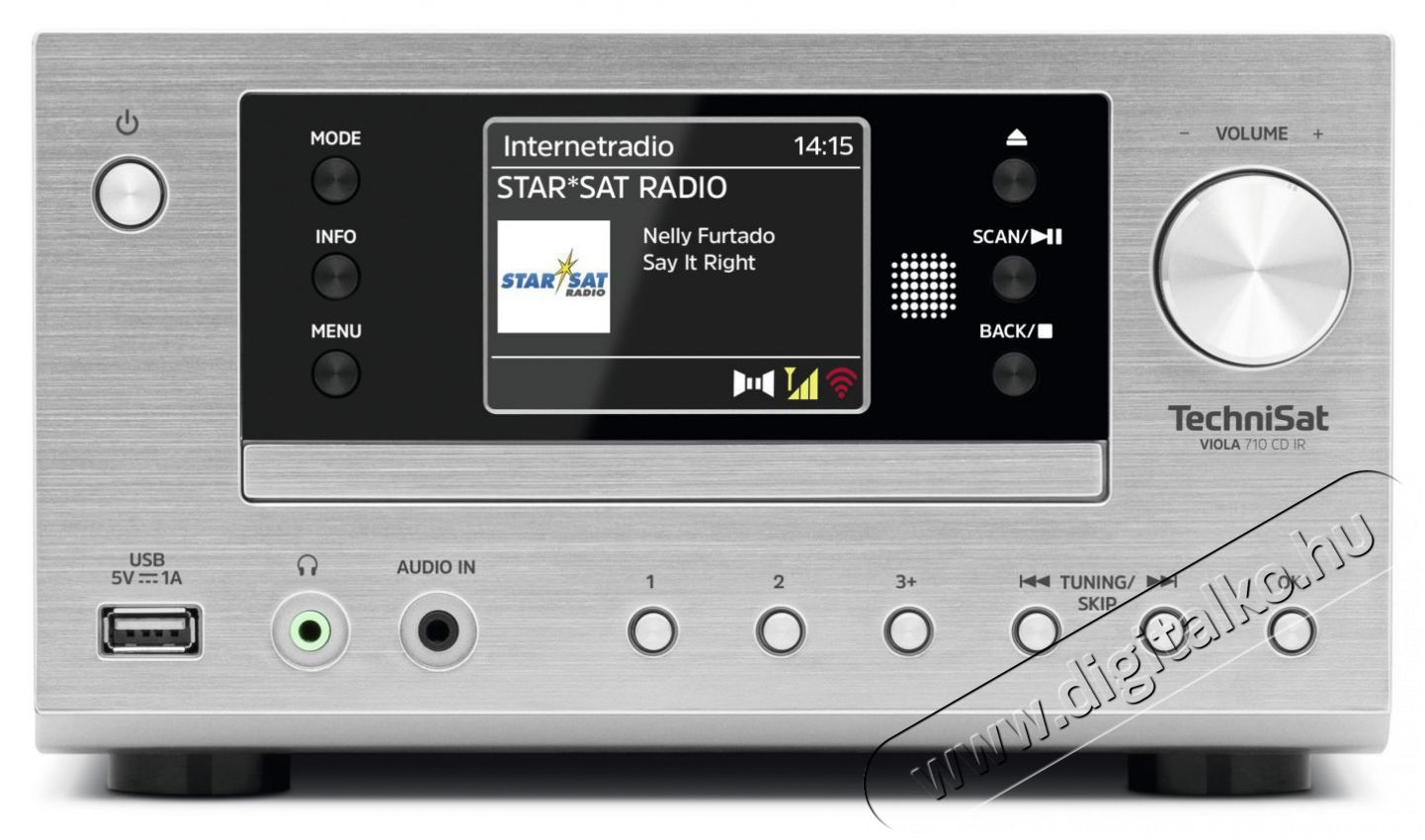 TechniSat VIOLA 710 CD IR Audio-Video / Hifi / Multim&eacute;dia - R&aacute;di&oacute; / &oacute;r&aacute;s r&aacute;di&oacute; - Internet webr&aacute;di&oacute; - 526291