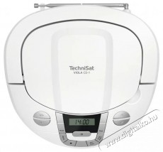 TechniSat VIOLA CD-1, feh&eacute;r Audio-Video / Hifi / Multim&eacute;dia - Hordozhat&oacute; CD / DVD / Multim&eacute;dia k&eacute;sz&uuml;l&eacute;k - Hordozhat&oacute; CD / Multim&eacute;dia r&aacute;di&oacute;magn&oacute; / Boombox - 526296