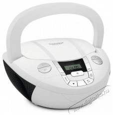 TechniSat VIOLA CD-1, feh&eacute;r Audio-Video / Hifi / Multim&eacute;dia - Hordozhat&oacute; CD / DVD / Multim&eacute;dia k&eacute;sz&uuml;l&eacute;k - Hordozhat&oacute; CD / Multim&eacute;dia r&aacute;di&oacute;magn&oacute; / Boombox - 526296