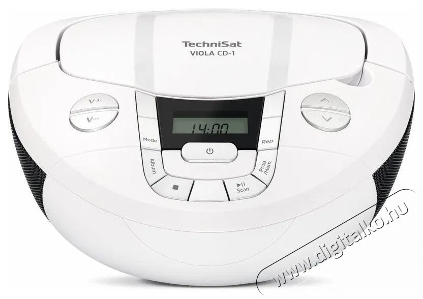 TechniSat VIOLA CD-1, feh&eacute;r Audio-Video / Hifi / Multim&eacute;dia - Hordozhat&oacute; CD / DVD / Multim&eacute;dia k&eacute;sz&uuml;l&eacute;k - Hordozhat&oacute; CD / Multim&eacute;dia r&aacute;di&oacute;magn&oacute; / Boombox - 526296