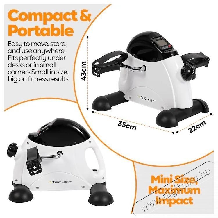 TECHFIT PED3 Rehabilit&aacute;ci&oacute;s edzőker&eacute;kp&aacute;r, edzőkomputer, 14 intenzit&aacute;si fokozattal Sz&eacute;ps&eacute;g&aacute;pol&aacute;s / Eg&eacute;szs&eacute;g - Egy&eacute;b sz&eacute;ps&eacute;g / eg&eacute;szs&eacute;g term&eacute;k - 534718