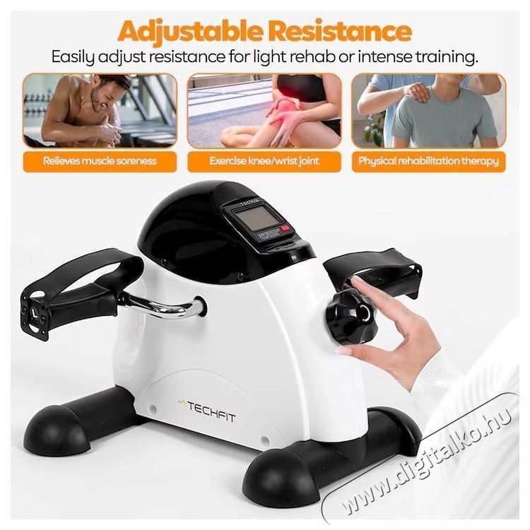 TECHFIT PED3 Rehabilit&aacute;ci&oacute;s edzőker&eacute;kp&aacute;r, edzőkomputer, 14 intenzit&aacute;si fokozattal Sz&eacute;ps&eacute;g&aacute;pol&aacute;s / Eg&eacute;szs&eacute;g - Egy&eacute;b sz&eacute;ps&eacute;g / eg&eacute;szs&eacute;g term&eacute;k - 534718