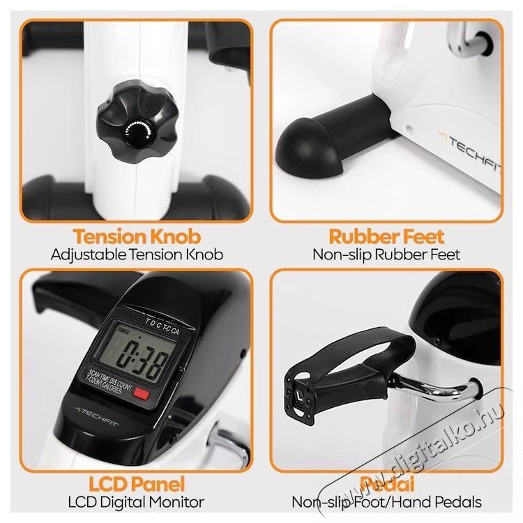 TECHFIT PED3 Rehabilit&aacute;ci&oacute;s edzőker&eacute;kp&aacute;r, edzőkomputer, 14 intenzit&aacute;si fokozattal Sz&eacute;ps&eacute;g&aacute;pol&aacute;s / Eg&eacute;szs&eacute;g - Egy&eacute;b sz&eacute;ps&eacute;g / eg&eacute;szs&eacute;g term&eacute;k - 534718
