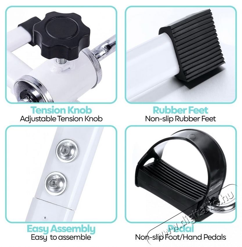 TECHFIT mini edzőker&eacute;kp&aacute;r, ergonomikusan form&aacute;zott ped&aacute;lokkal, feh&eacute;r Sz&eacute;ps&eacute;g&aacute;pol&aacute;s / Eg&eacute;szs&eacute;g - Egy&eacute;b sz&eacute;ps&eacute;g / eg&eacute;szs&eacute;g term&eacute;k - 535793