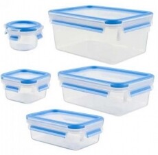 Tefal K3029012 N&eacute;gyzetes t&aacute;rol&oacute; szett - 5db Konyhai term&eacute;kek - Ed&eacute;ny - &Eacute;telt&aacute;rol&oacute; - 362382