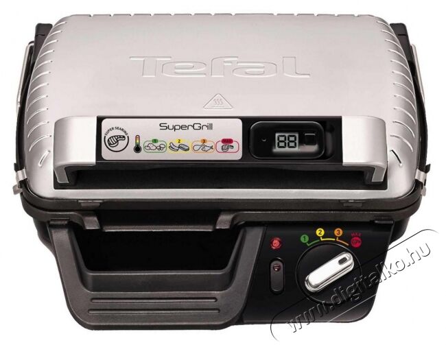 Tefal GC451B12 kontakt grill Konyhai term&eacute;kek - Konyhai kisg&eacute;p (s&uuml;t&eacute;s / főz&eacute;s / hűt&eacute;s / &eacute;telk&eacute;sz&iacute;t&eacute;s) - Kontakt grill s&uuml;tő / s&uuml;tőlap - 313119