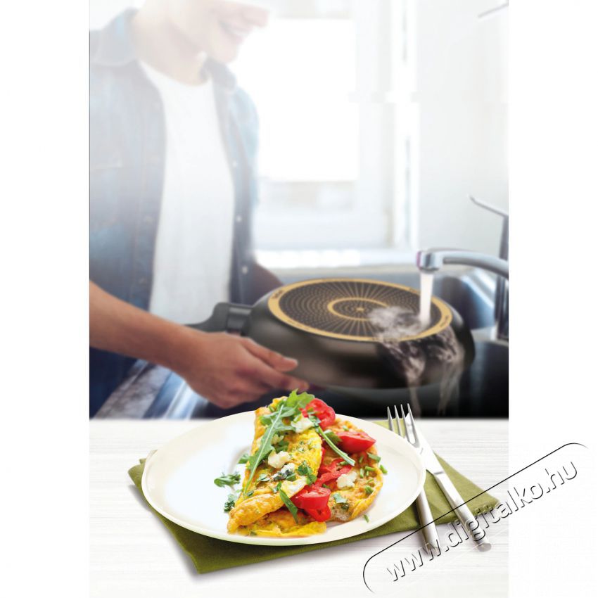Tefal B5560653 Simple Cook serpenyő - 28 cm Konyhai term&eacute;kek - Ed&eacute;ny - Serpenyő - 372196
