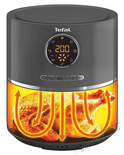 Tefal EY111B15 forr&oacute;levegős fritőz Konyhai term&eacute;kek - Konyhai kisg&eacute;p (s&uuml;t&eacute;s / főz&eacute;s / hűt&eacute;s / &eacute;telk&eacute;sz&iacute;t&eacute;s) - L&eacute;gkever&eacute;ses főzőg&eacute;p / elektromos kukta / multifunkci&oacute;s s&uuml;tő - 378035