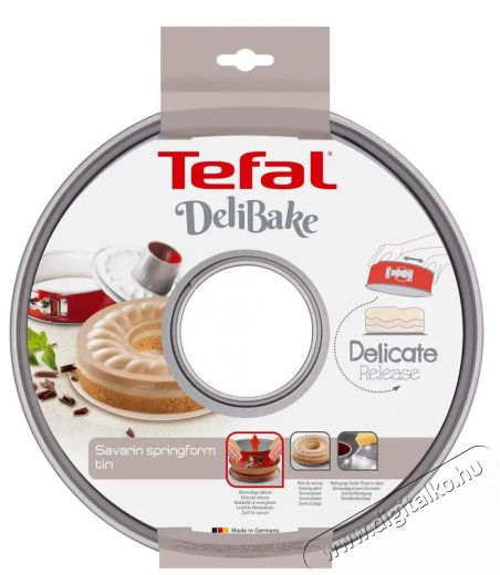 Tefal J1642874 savarin sz&eacute;tszedhető s&uuml;tőforma 27cm delibake Konyhai term&eacute;kek - Ed&eacute;ny - S&uuml;tőtepsi / s&uuml;tőforma - 379227