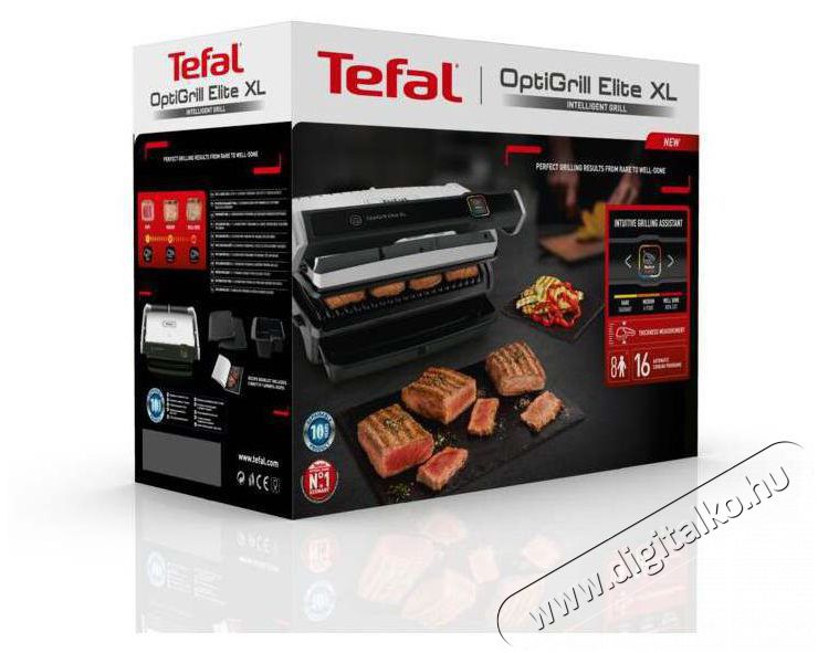 Tefal GC760D30 asztali grill Konyhai term&eacute;kek - Konyhai kisg&eacute;p (s&uuml;t&eacute;s / főz&eacute;s / hűt&eacute;s / &eacute;telk&eacute;sz&iacute;t&eacute;s) - Kontakt grill s&uuml;tő / s&uuml;tőlap - 373358