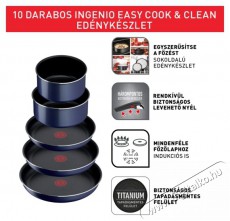 Tefal L1579102 Ingenio 6 easy cook serpenyő szett Konyhai term&eacute;kek - Ed&eacute;ny - Serpenyő - 383007