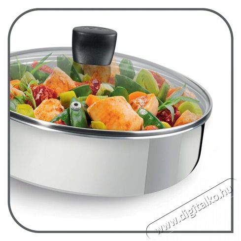 Tefal B9223205 Cook eat m&eacute;ly serpenyő 24cm + fedő Konyhai term&eacute;kek - Ed&eacute;ny - Serpenyő - 384085