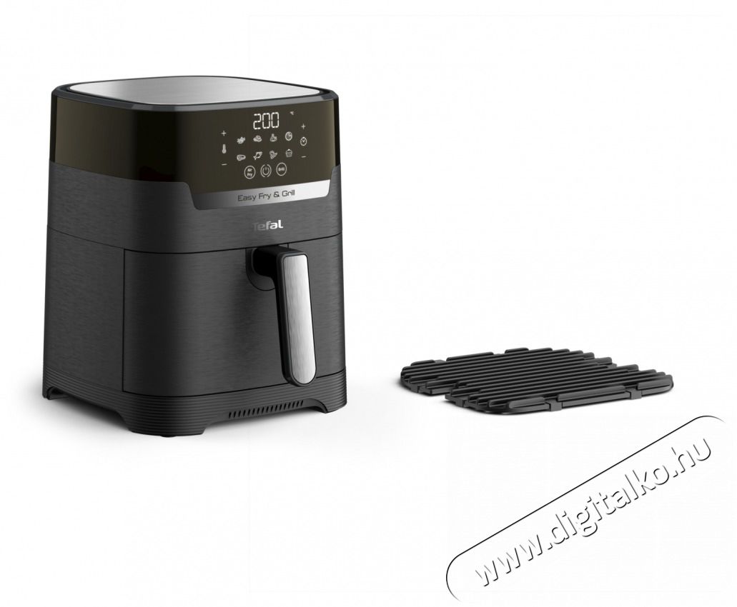 Tefal EY505815 Forr&oacute;levegős fritőz Konyhai term&eacute;kek - Konyhai kisg&eacute;p (s&uuml;t&eacute;s / főz&eacute;s / hűt&eacute;s / &eacute;telk&eacute;sz&iacute;t&eacute;s) - L&eacute;gkever&eacute;ses főzőg&eacute;p / elektromos kukta / multifunkci&oacute;s s&uuml;tő - 381723