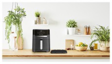 Tefal EY505815 Forr&oacute;levegős fritőz Konyhai term&eacute;kek - Konyhai kisg&eacute;p (s&uuml;t&eacute;s / főz&eacute;s / hűt&eacute;s / &eacute;telk&eacute;sz&iacute;t&eacute;s) - L&eacute;gkever&eacute;ses főzőg&eacute;p / elektromos kukta / multifunkci&oacute;s s&uuml;tő - 381723