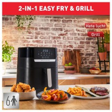 Tefal EY505815 Forr&oacute;levegős fritőz Konyhai term&eacute;kek - Konyhai kisg&eacute;p (s&uuml;t&eacute;s / főz&eacute;s / hűt&eacute;s / &eacute;telk&eacute;sz&iacute;t&eacute;s) - L&eacute;gkever&eacute;ses főzőg&eacute;p / elektromos kukta / multifunkci&oacute;s s&uuml;tő - 381723