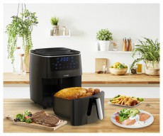 Tefal FW201815 Forr&oacute;levegős fritőz Konyhai term&eacute;kek - Konyhai kisg&eacute;p (s&uuml;t&eacute;s / főz&eacute;s / hűt&eacute;s / &eacute;telk&eacute;sz&iacute;t&eacute;s) - L&eacute;gkever&eacute;ses főzőg&eacute;p / elektromos kukta / multifunkci&oacute;s s&uuml;tő - 382365