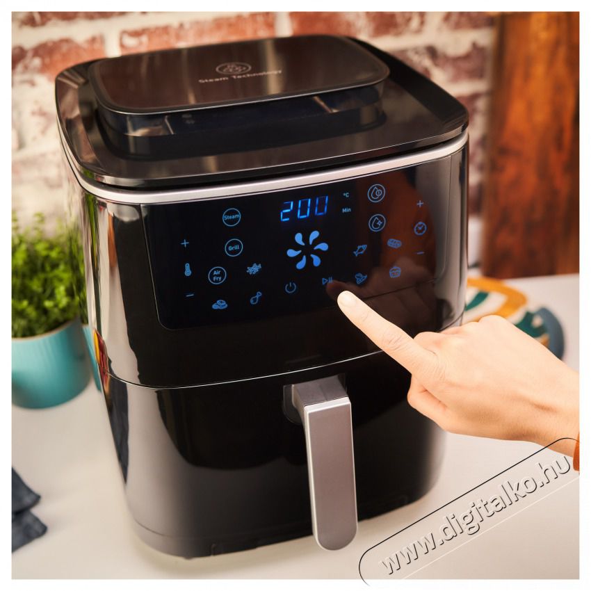 Tefal FW201815 Forr&oacute;levegős fritőz Konyhai term&eacute;kek - Konyhai kisg&eacute;p (s&uuml;t&eacute;s / főz&eacute;s / hűt&eacute;s / &eacute;telk&eacute;sz&iacute;t&eacute;s) - L&eacute;gkever&eacute;ses főzőg&eacute;p / elektromos kukta / multifunkci&oacute;s s&uuml;tő - 382365