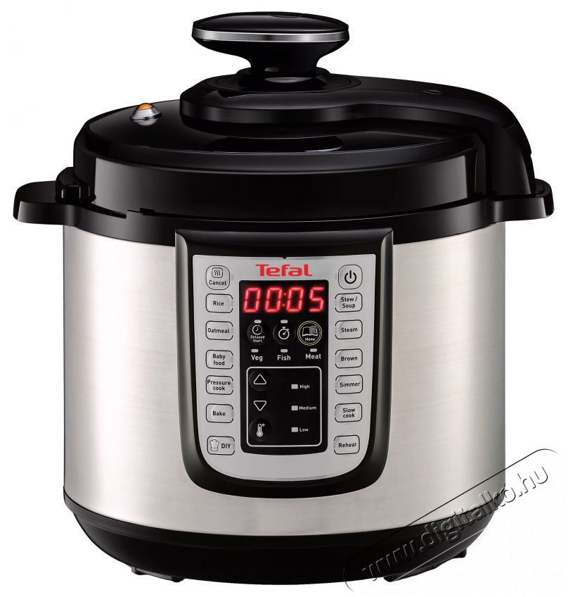 Tefal CY505E30 One Pot Elektromos kukta Konyhai term&eacute;kek - Konyhai kisg&eacute;p (s&uuml;t&eacute;s / főz&eacute;s / hűt&eacute;s / &eacute;telk&eacute;sz&iacute;t&eacute;s) - L&eacute;gkever&eacute;ses főzőg&eacute;p / elektromos kukta / multifunkci&oacute;s s&uuml;tő - 400072