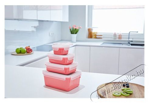 Tefal N1012310 N&eacute;gysz&ouml;gletű t&aacute;rol&oacute; 0.55L PIROS MSEAL COLOR Konyhai term&eacute;kek - Konyhai eszk&ouml;z - Egy&eacute;b konyhai eszk&ouml;z - 430604