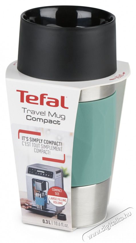 Tefal N2160310 &Uacute;TI B&Ouml;GRE 0.3L Z&Ouml;LD COMPACT MUG Konyhai term&eacute;kek - Konyhai eszk&ouml;z - Egy&eacute;b konyhai eszk&ouml;z - 430807