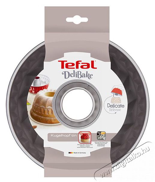 Tefal J1640274 Delibake 22cm-es f&eacute;m kugl&oacute;f forma Konyhai term&eacute;kek - Ed&eacute;ny - S&uuml;tőtepsi / s&uuml;tőforma - 445410