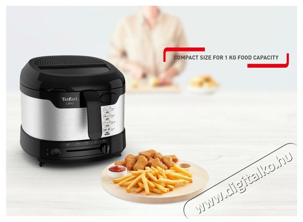 Tefal FF215D30 OLAJS&Uuml;TŐ FRY UNO Konyhai term&eacute;kek - Konyhai kisg&eacute;p (s&uuml;t&eacute;s / főz&eacute;s / hűt&eacute;s / &eacute;telk&eacute;sz&iacute;t&eacute;s) - Olajs&uuml;tő - 465319