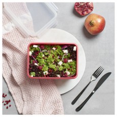 Tefal N1012910 N&eacute;gysz&ouml;gletű t&aacute;rol&oacute;ed&eacute;ny 2.2 L piros Konyhai term&eacute;kek - Konyhai eszk&ouml;z - Egy&eacute;b konyhai eszk&ouml;z - 465216