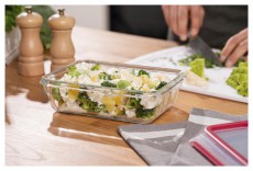 Tefal N1041010 N&eacute;gysz&ouml;gletű &uuml;veg t&aacute;rol&oacute;ed&eacute;ny 1,3 l  Konyhai term&eacute;kek - Ed&eacute;ny - &Eacute;telt&aacute;rol&oacute; - 465238