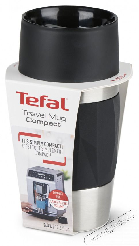 Tefal N2160110 Compact Utaz&oacute; b&ouml;gre, 0,3 l fekete Konyhai term&eacute;kek - Konyhai eszk&ouml;z - Egy&eacute;b konyhai eszk&ouml;z - 465279