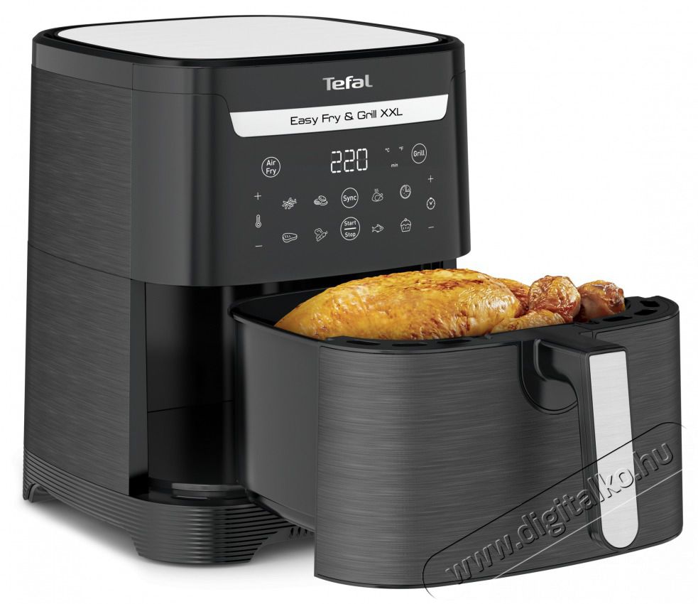 Tefal EY801815 FORR&Oacute;LEVEGŐS S&Uuml;TŐ Konyhai term&eacute;kek - Konyhai kisg&eacute;p (s&uuml;t&eacute;s / főz&eacute;s / hűt&eacute;s / &eacute;telk&eacute;sz&iacute;t&eacute;s) - L&eacute;gkever&eacute;ses főzőg&eacute;p / elektromos kukta / multifunkci&oacute;s s&uuml;tő - 470633