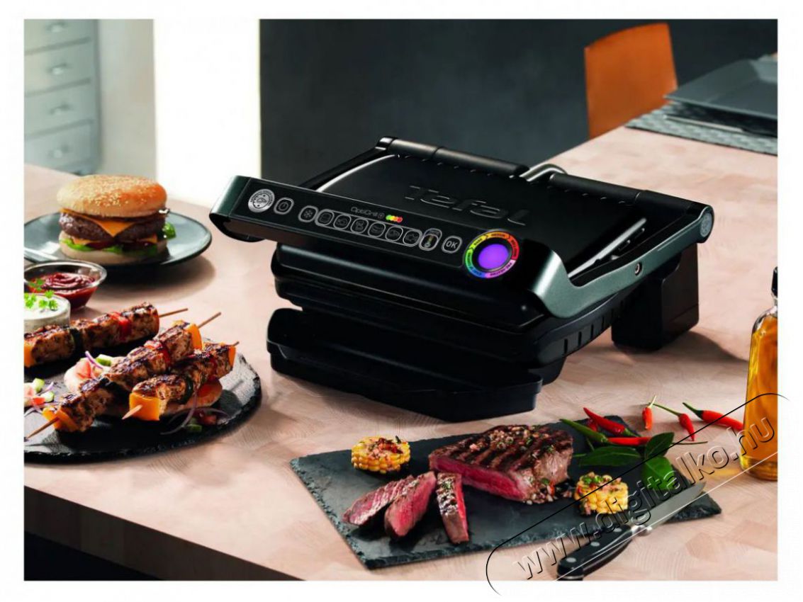 Tefal GC714834 Asztali grill Konyhai term&eacute;kek - Konyhai kisg&eacute;p (s&uuml;t&eacute;s / főz&eacute;s / hűt&eacute;s / &eacute;telk&eacute;sz&iacute;t&eacute;s) - Kontakt grill s&uuml;tő / s&uuml;tőlap - 384213
