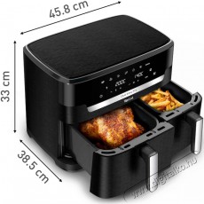 Tefal Dual Easy Fry XXL EY9428E0 Forr&oacute;levegős s&uuml;tő Konyhai term&eacute;kek - Konyhai kisg&eacute;p (s&uuml;t&eacute;s / főz&eacute;s / hűt&eacute;s / &eacute;telk&eacute;sz&iacute;t&eacute;s) - L&eacute;gkever&eacute;ses főzőg&eacute;p / elektromos kukta / multifunkci&oacute;s s&uuml;tő - 500975
