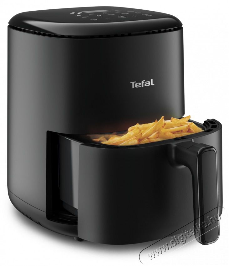 Tefal EY145810 Easy Fry Compact fekete 3 L forr&oacute;levegős s&uuml;tő Konyhai term&eacute;kek - Konyhai kisg&eacute;p (s&uuml;t&eacute;s / főz&eacute;s / hűt&eacute;s / &eacute;telk&eacute;sz&iacute;t&eacute;s) - L&eacute;gkever&eacute;ses főzőg&eacute;p / elektromos kukta / multifunkci&oacute;s s&uuml;tő - 501131