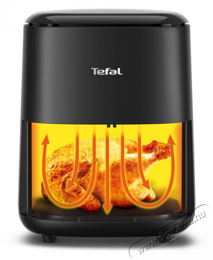 Tefal EY145810 Easy Fry Compact fekete 3 L forr&oacute;levegős s&uuml;tő Konyhai term&eacute;kek - Konyhai kisg&eacute;p (s&uuml;t&eacute;s / főz&eacute;s / hűt&eacute;s / &eacute;telk&eacute;sz&iacute;t&eacute;s) - L&eacute;gkever&eacute;ses főzőg&eacute;p / elektromos kukta / multifunkci&oacute;s s&uuml;tő - 501131
