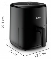 Tefal EY145810 Easy Fry Compact fekete 3 L forr&oacute;levegős s&uuml;tő Konyhai term&eacute;kek - Konyhai kisg&eacute;p (s&uuml;t&eacute;s / főz&eacute;s / hűt&eacute;s / &eacute;telk&eacute;sz&iacute;t&eacute;s) - L&eacute;gkever&eacute;ses főzőg&eacute;p / elektromos kukta / multifunkci&oacute;s s&uuml;tő - 501131