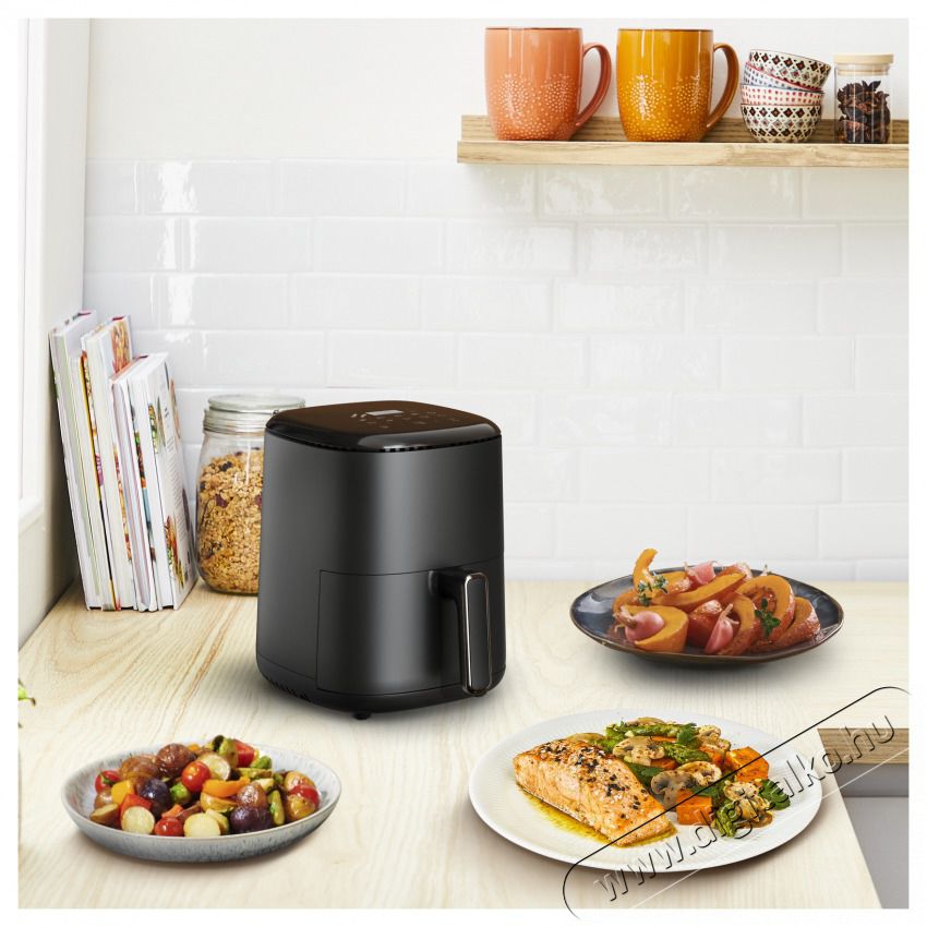 Tefal EY145810 Easy Fry Compact fekete 3 L forr&oacute;levegős s&uuml;tő Konyhai term&eacute;kek - Konyhai kisg&eacute;p (s&uuml;t&eacute;s / főz&eacute;s / hűt&eacute;s / &eacute;telk&eacute;sz&iacute;t&eacute;s) - L&eacute;gkever&eacute;ses főzőg&eacute;p / elektromos kukta / multifunkci&oacute;s s&uuml;tő - 501131
