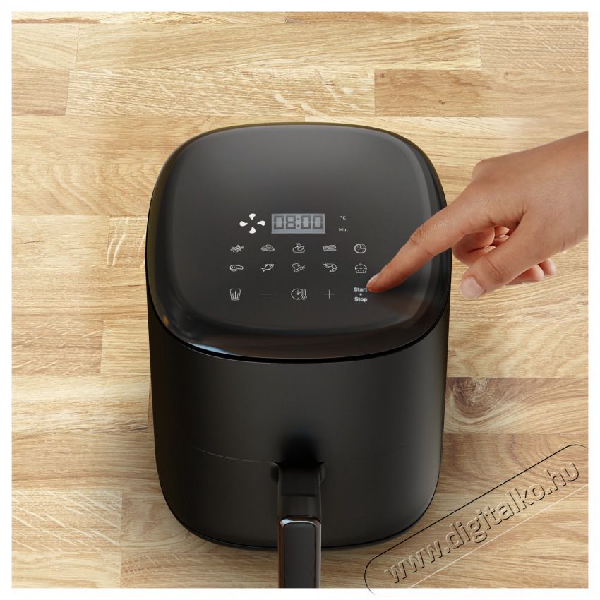 Tefal EY145810 Easy Fry Compact fekete 3 L forr&oacute;levegős s&uuml;tő Konyhai term&eacute;kek - Konyhai kisg&eacute;p (s&uuml;t&eacute;s / főz&eacute;s / hűt&eacute;s / &eacute;telk&eacute;sz&iacute;t&eacute;s) - L&eacute;gkever&eacute;ses főzőg&eacute;p / elektromos kukta / multifunkci&oacute;s s&uuml;tő - 501131