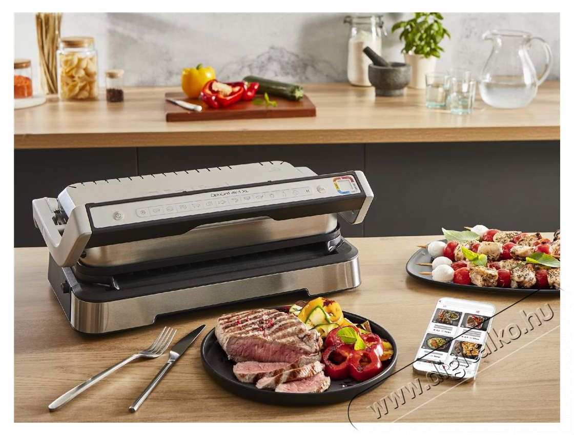 Tefal GC784D30 OptiGrill 4 az 1-ben XL tepsivel Konyhai term&eacute;kek - Konyhai kisg&eacute;p (s&uuml;t&eacute;s / főz&eacute;s / hűt&eacute;s / &eacute;telk&eacute;sz&iacute;t&eacute;s) - Kontakt grill s&uuml;tő / s&uuml;tőlap - 501342