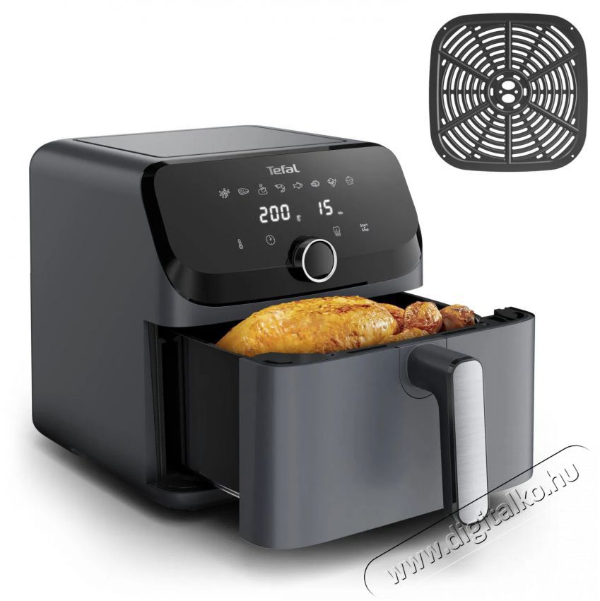 Tefal Easy Fry Mega EY855BE0 Airfryer Konyhai term&eacute;kek - Konyhai kisg&eacute;p (s&uuml;t&eacute;s / főz&eacute;s / hűt&eacute;s / &eacute;telk&eacute;sz&iacute;t&eacute;s) - L&eacute;gkever&eacute;ses főzőg&eacute;p / elektromos kukta / multifunkci&oacute;s s&uuml;tő - 500971