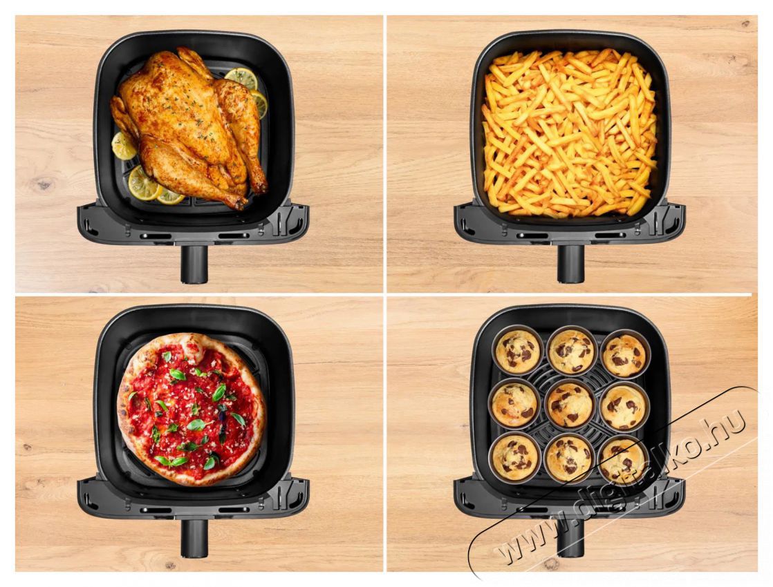 Tefal Easy Fry Mega EY855BE0 Airfryer Konyhai term&eacute;kek - Konyhai kisg&eacute;p (s&uuml;t&eacute;s / főz&eacute;s / hűt&eacute;s / &eacute;telk&eacute;sz&iacute;t&eacute;s) - L&eacute;gkever&eacute;ses főzőg&eacute;p / elektromos kukta / multifunkci&oacute;s s&uuml;tő - 500971