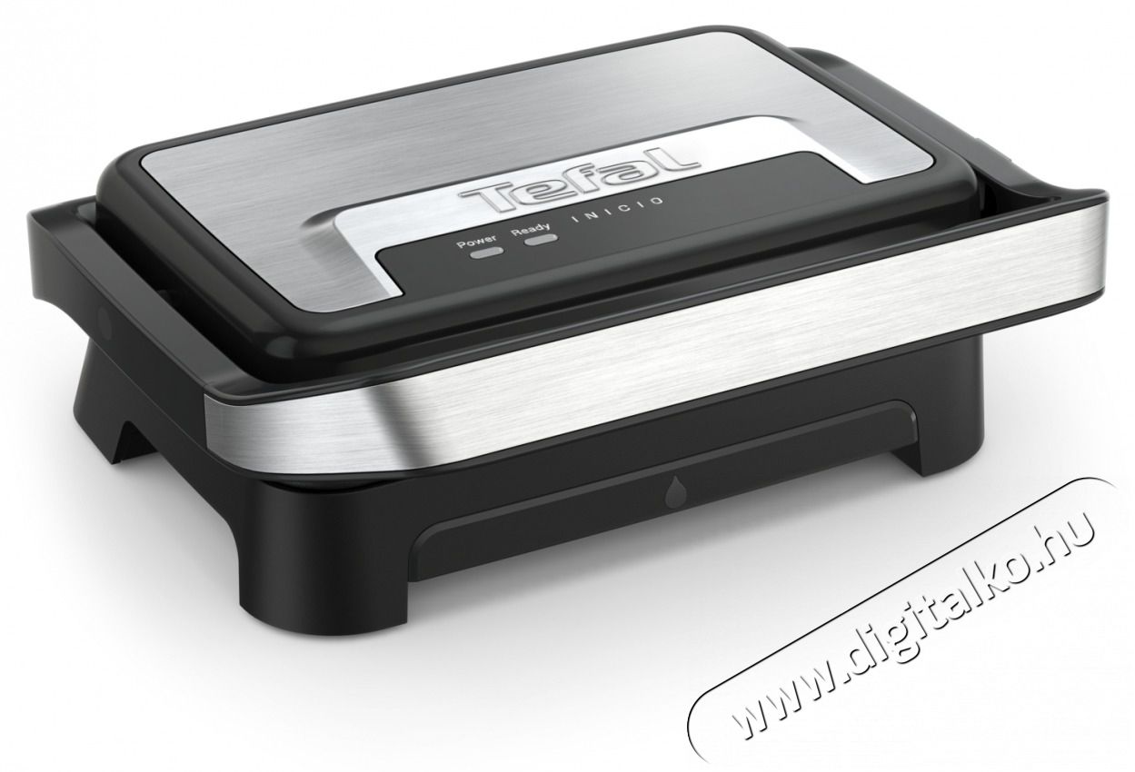 Tefal GC270D10 Inicio Compact sz&uuml;rke-fekete kontaktgrill Konyhai term&eacute;kek - Konyhai kisg&eacute;p (s&uuml;t&eacute;s / főz&eacute;s / hűt&eacute;s / &eacute;telk&eacute;sz&iacute;t&eacute;s) - Kontakt grill s&uuml;tő / s&uuml;tőlap - 501363