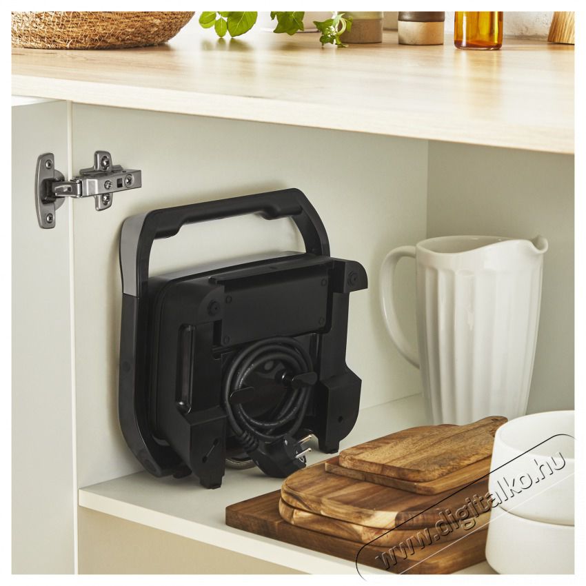 Tefal GC270D10 Inicio Compact sz&uuml;rke-fekete kontaktgrill Konyhai term&eacute;kek - Konyhai kisg&eacute;p (s&uuml;t&eacute;s / főz&eacute;s / hűt&eacute;s / &eacute;telk&eacute;sz&iacute;t&eacute;s) - Kontakt grill s&uuml;tő / s&uuml;tőlap - 501363