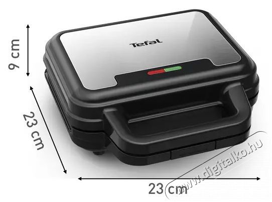 Tefal SW383D10 UltraCompact 3in1 szendvicss&uuml;tő Konyhai term&eacute;kek - Konyhai kisg&eacute;p (s&uuml;t&eacute;s / főz&eacute;s / hűt&eacute;s / &eacute;telk&eacute;sz&iacute;t&eacute;s) - Melegszendvics / gofri s&uuml;tő - 501366
