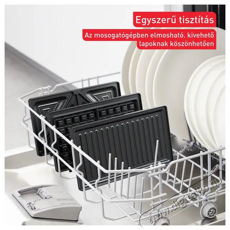 Tefal SW383D10 UltraCompact 3in1 szendvicss&uuml;tő Konyhai term&eacute;kek - Konyhai kisg&eacute;p (s&uuml;t&eacute;s / főz&eacute;s / hűt&eacute;s / &eacute;telk&eacute;sz&iacute;t&eacute;s) - Melegszendvics / gofri s&uuml;tő - 501366