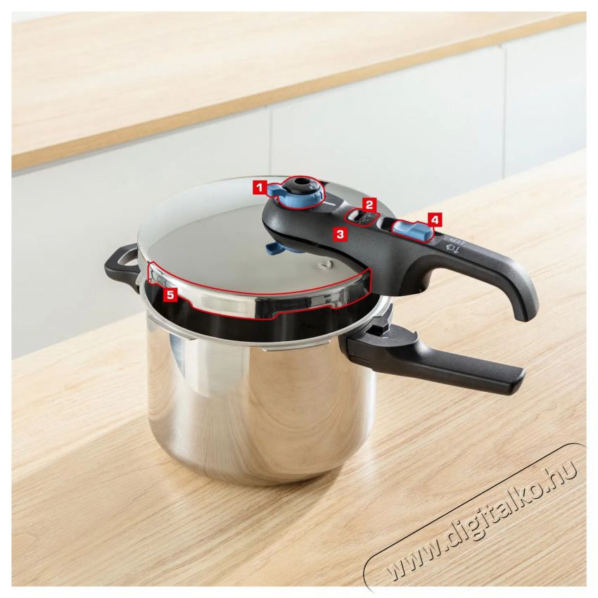 Tefal P2580402 Secure Trendy kukta, 4l Konyhai term&eacute;kek - Ed&eacute;ny - Kukta - 504590
