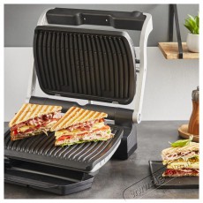 Tefal GC717D10 Optigrill+ Inox Konyhai term&eacute;kek - S&uuml;tő-főzőlap, tűzhely (szabadon&aacute;ll&oacute;) - Mini s&uuml;tő / mini grill / mini konyha - 504943