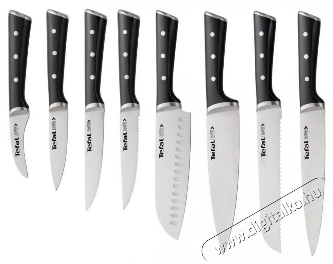 Tefal ICE FORCE rozsdamentes ac&eacute;l santoku k&eacute;s 18 cm Konyhai term&eacute;kek - Konyhai eszk&ouml;z - K&eacute;s / oll&oacute; - 504952