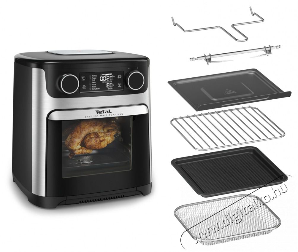 Tefal Easy Fry FW556DE0 forr&oacute;levegő s&uuml;tő Konyhai term&eacute;kek - Konyhai kisg&eacute;p (s&uuml;t&eacute;s / főz&eacute;s / hűt&eacute;s / &eacute;telk&eacute;sz&iacute;t&eacute;s) - L&eacute;gkever&eacute;ses főzőg&eacute;p / elektromos kukta / multifunkci&oacute;s s&uuml;tő - 505198
