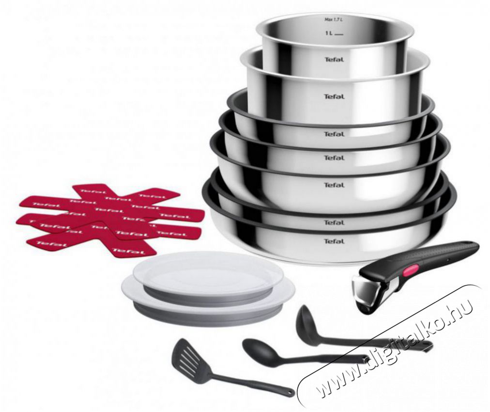 Tefal L881SF04 ED&Eacute;NYSZETT INGENIO COOK EAT 15 R&Eacute;SZES Konyhai term&eacute;kek - Ed&eacute;ny - Ed&eacute;ny k&eacute;szlet - 517218