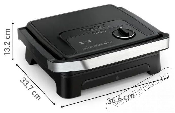 Tefal GC2728E0 Inicio Adjust Black Konyhai term&eacute;kek - S&uuml;tő-főzőlap, tűzhely (szabadon&aacute;ll&oacute;) - Mini s&uuml;tő / mini grill / mini konyha - 519226